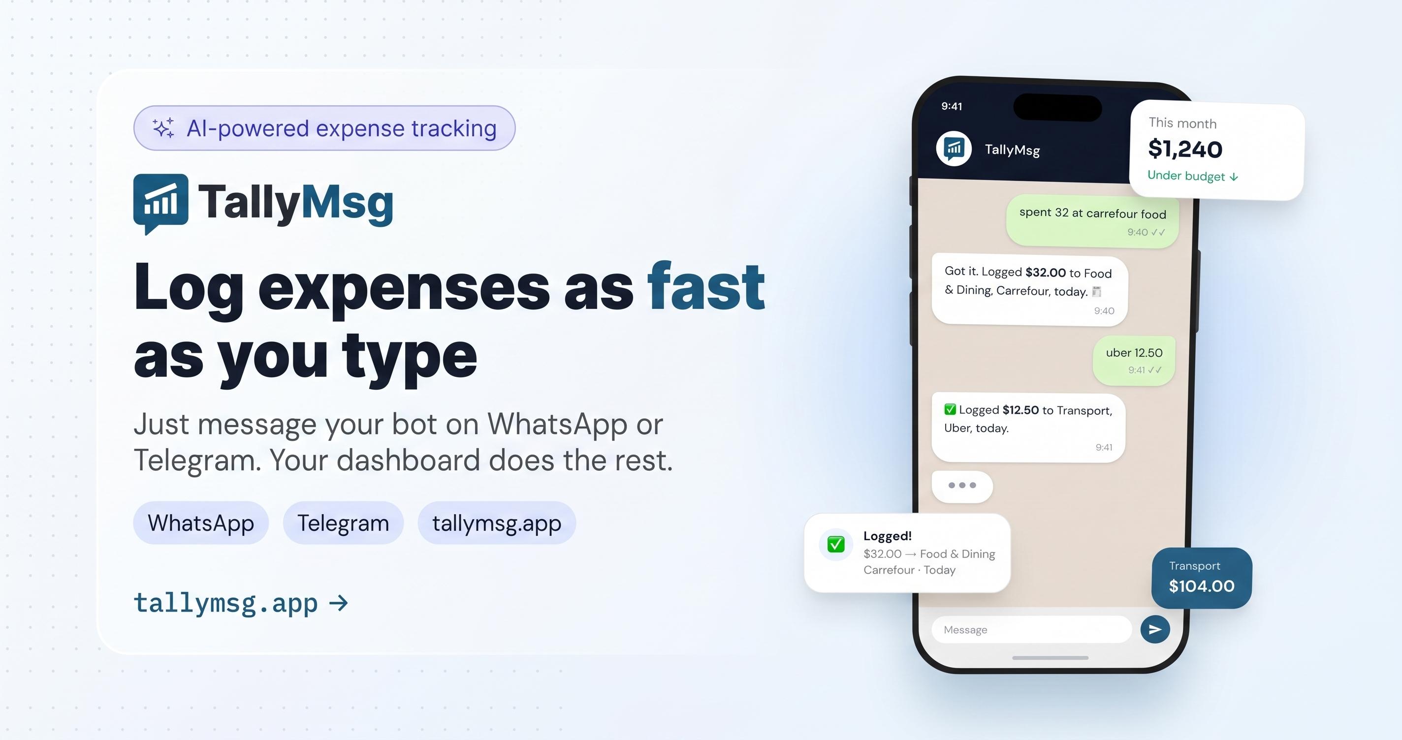 TallyMsg screenshot 1